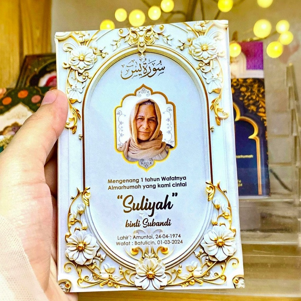 BUKU YASIN FOTO (BURDAH) Tahlil, Al Waqiah & Al Mulk