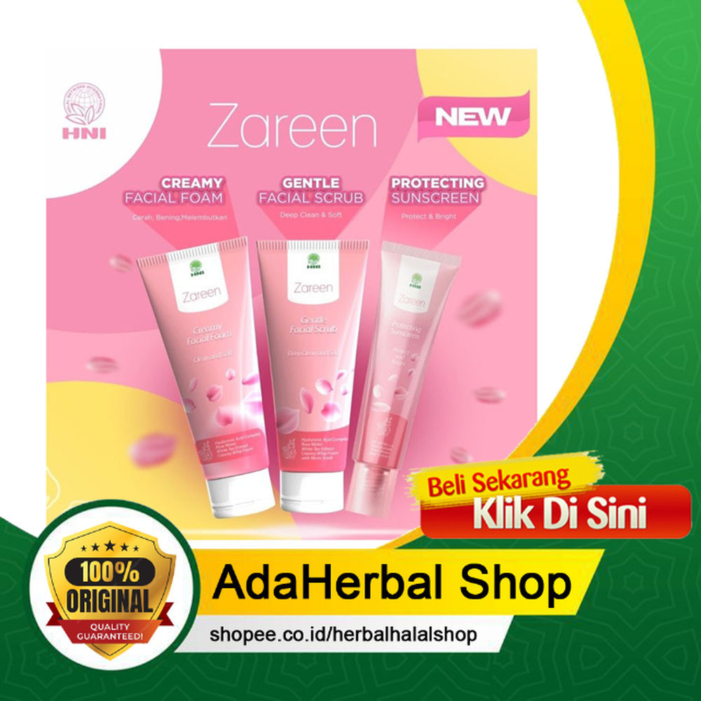 Zareen Skincare - Zareen HNI - HNI Skincare - HNI HPAI - Facial Foam - Facial Scrub - Essense Toner 