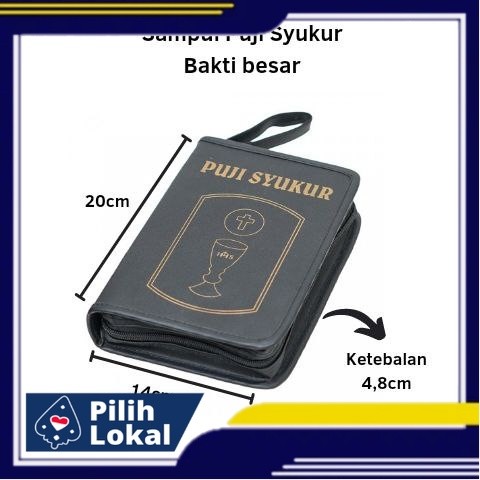 Tas Sampul Puji Syukur Besar Sampul Buku Bahan vynil