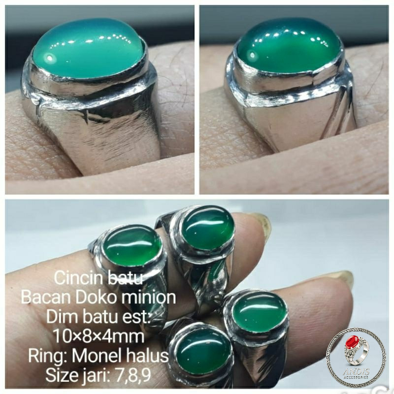 CINCIN BATU BACAN DOKO CRYSTAL SUPER GIWANG D 10×8