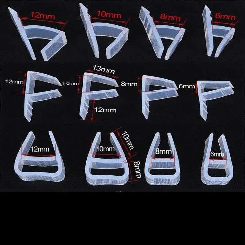 Seal Strip Lis Sela Penutup Celah Kaca Jendela / Pintu  Karet Silikon Seal Strip 1M / Lis Kaca - OR