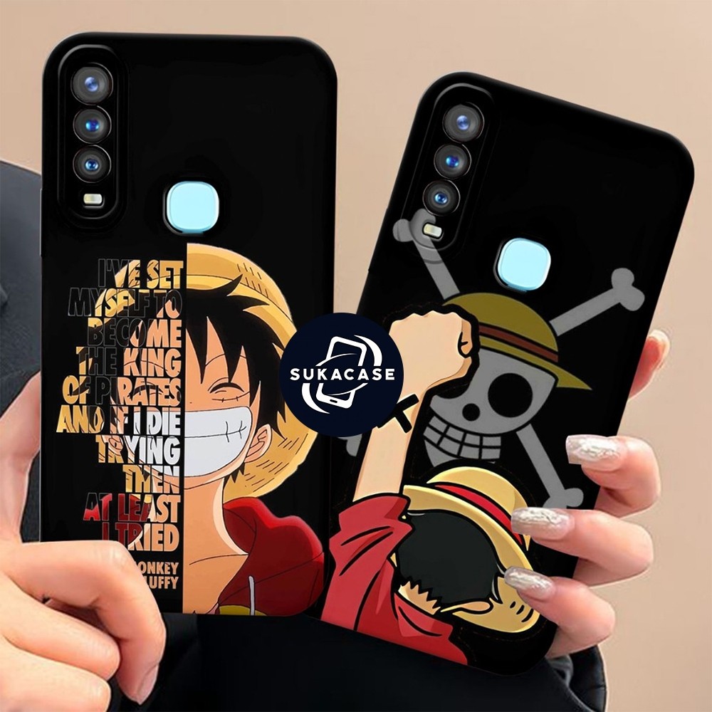 Sukacase  Softcase Vivo Y11/Y12/Y12i/Y15/Y16/Y17/Y19 Motif One Piece Luffy Kekinian Aesthetic - Casi