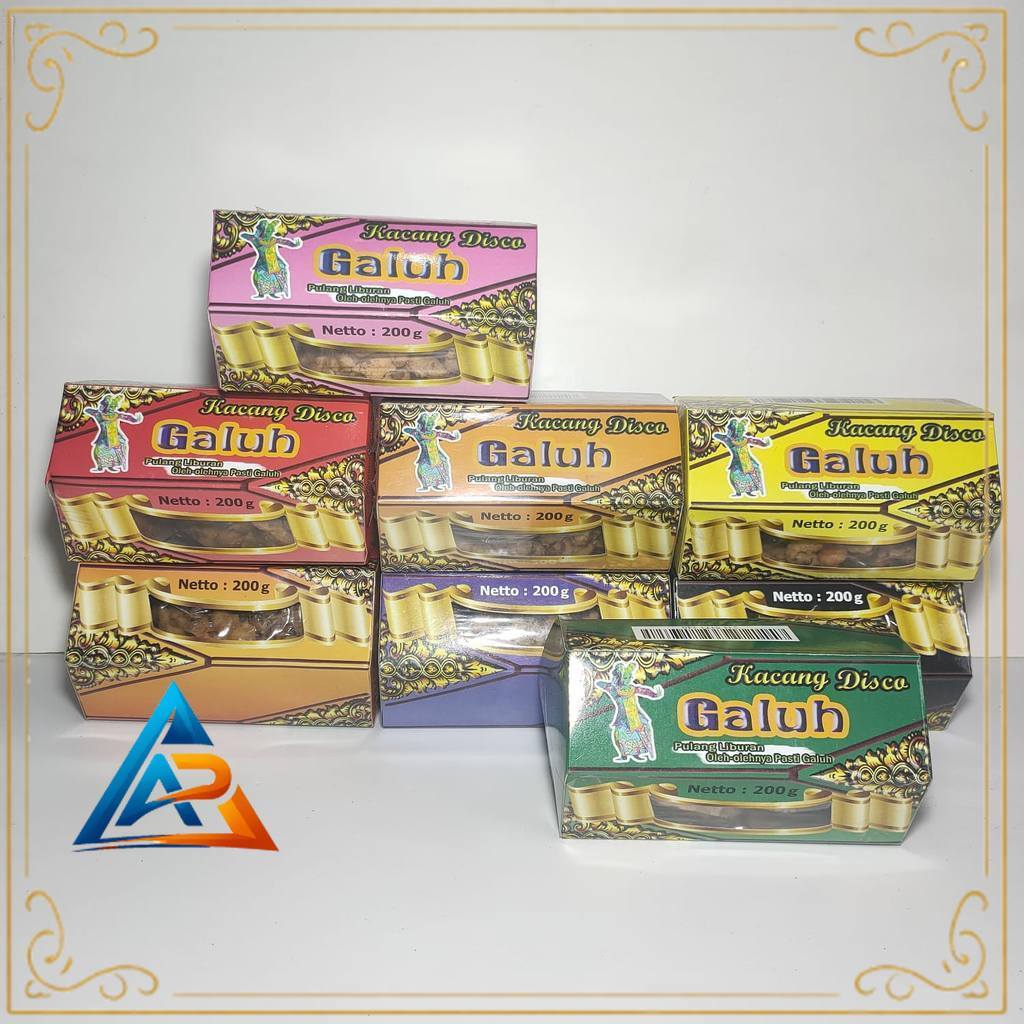 Kacang Goreng Tepung Galuh Box 200g Rasa Seafood Mix Oleh Oleh Bali