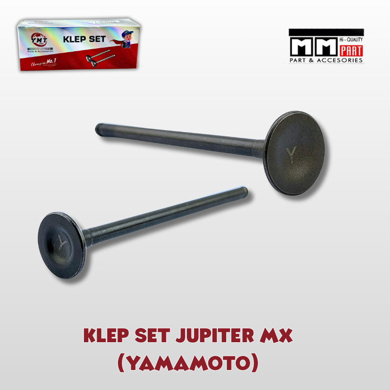 KLEP SET JUPITER MX YAMAMOTO - Valve Set Payung Klep Yamaha Jupiter MX Old / New 135cc