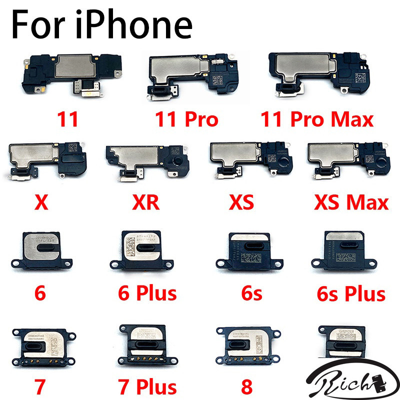 Speaker Headphone Penerima Suara Kabel Fleksibel Depan Atas Earpiece Untuk iphone 6 6G 6s 7 7G 8 8G 