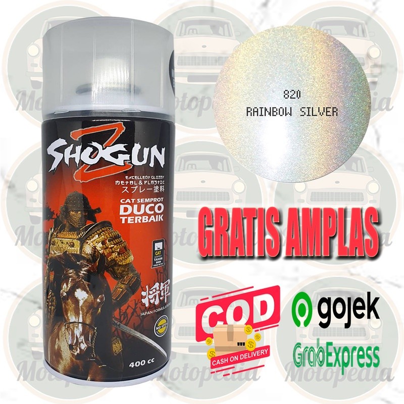 Cat Semprot Pilok Pilox Pylox Shogun Z Rainbow Silver Hologram 820