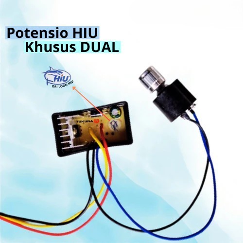 Potensio DC 12V 12A Speed controller Pompa DC Dual Pump HIU Sprayer elektrik