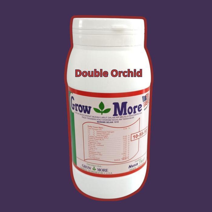 Pupuk / Nutrisi NPK GrowMore Daun 32-10-10 (454gr) Akar Bunga Buah 454 Gram Kemasan Botol Pupuk Grow