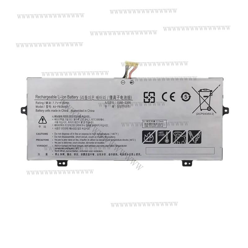 HD 7.7V 39Wh New AA-PBUN4KP Laptop Battery for Samsung Notebook 9 Pen 930QAA 930QBE NP930QAA NT930QA
