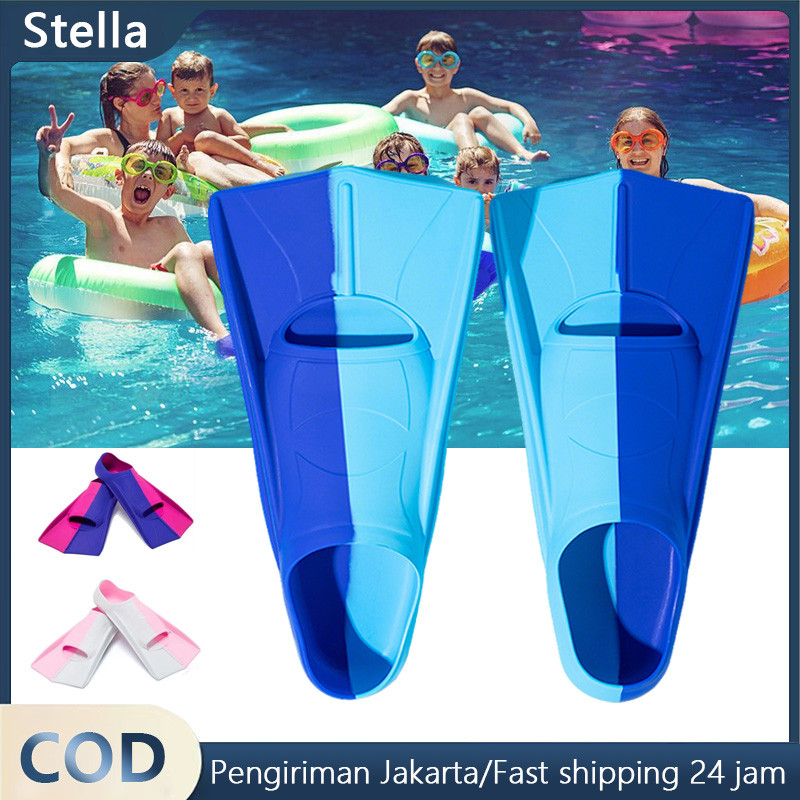 Kaki Katak Solid Silicone Fin  Renang Diving Sepatu Kaki Katak Untuk Anak Dan Dewasa Diving Fin Snor