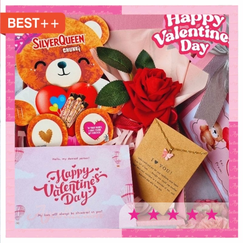 Hampers valentine romantis buat pacar / Hampers Coklat Valentine / Kado Valentine Romantis / Hadiah 
