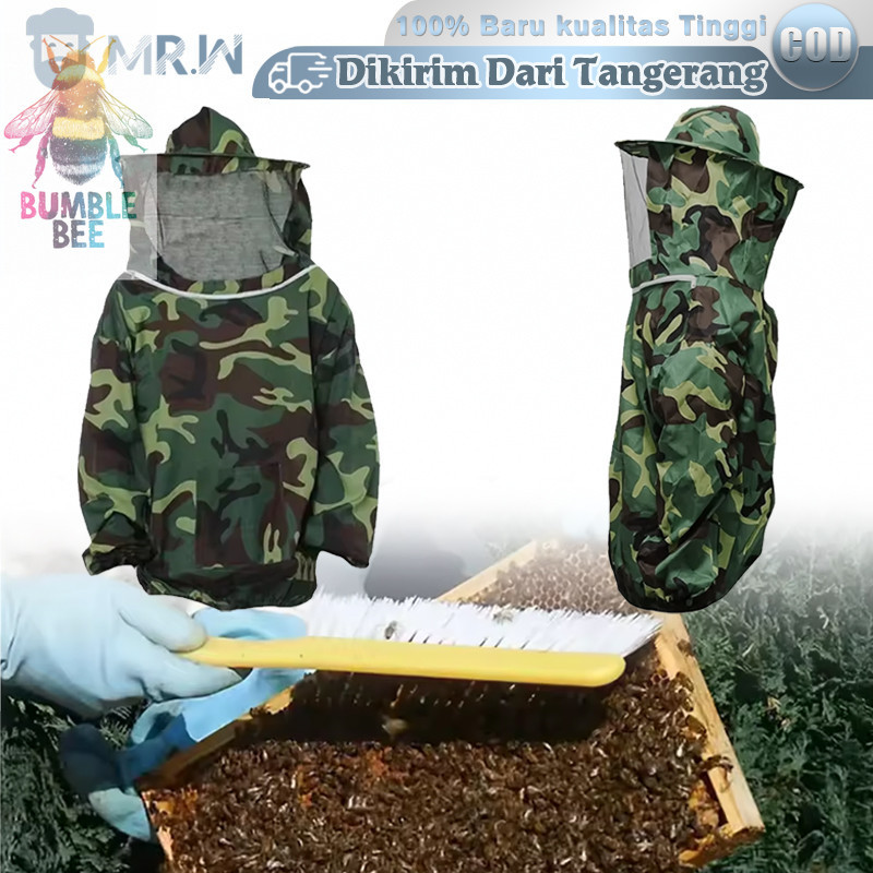 Jaket Lebah Madu Baju Pelindung Lebah Madu Baju Anti Lebah Madu Baju Panen Lebah Topi Anti Lebah