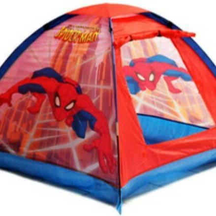 Tenda Camping Anak Karakter Kartun Karakter Spiderman Frozen HK Cars / Pop Tent Anak - SPIDERMAN