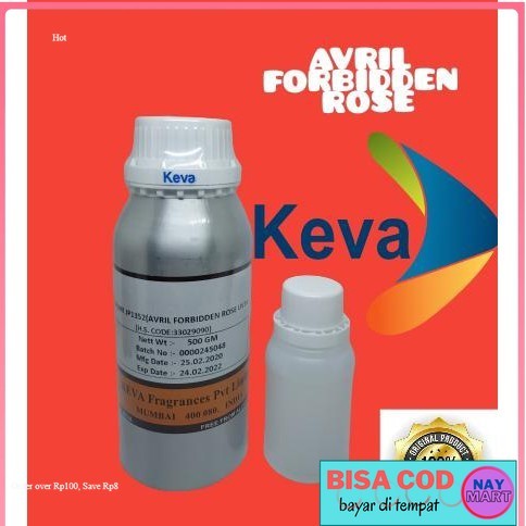 AVRIL FORBIDDEN BIBIT PARFUM MURNI 100 ML BY KEVA BERKUALIAS