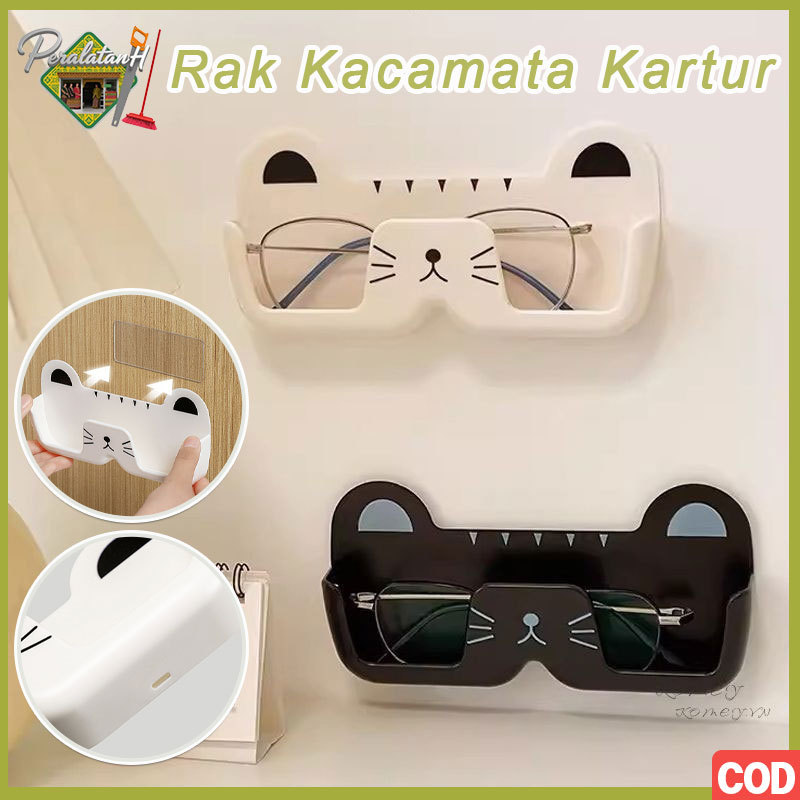 Rak Penyimpanan Kacamata Miopia Rak Kacamata Kartun Gantung Dinding Kacamata Kotak Penyimpanan Kacam