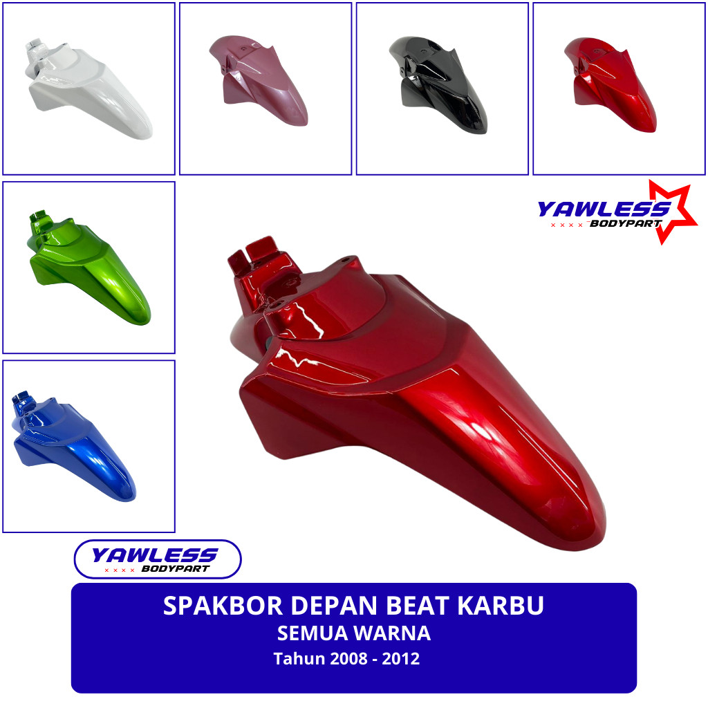 spakbor beat karbu depan / spakbor depan beat karbu / slebor depan beat karbu 2010-2012