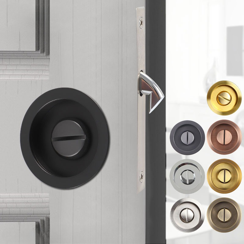 Sliding Door Sliding Door Lock Modern Invisible Sliding Door Lock Zinc Alloy Hook Hidden Hook Hidden