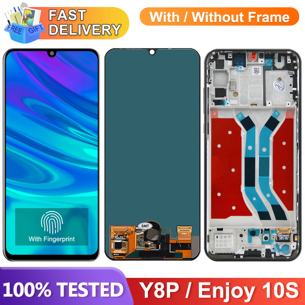 6.3" Y8p splay Screen Repalcement, for Huawei Y8p AQM-LX1 Lcd splay Touch Screen gitizer with Frame 
