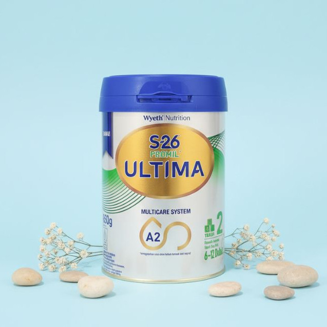 Susu Formula S26 ULTIMA Multicare Kaleng PROMIL 2 berat 850gr Susu Formula untuk usia 6-12 bulan