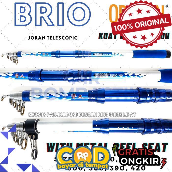 Joran Pancing Antena Oregon Brio 180 210 240 270 300 360 390 420 Kuat Untuk Danau Waduk Sungai Laut 