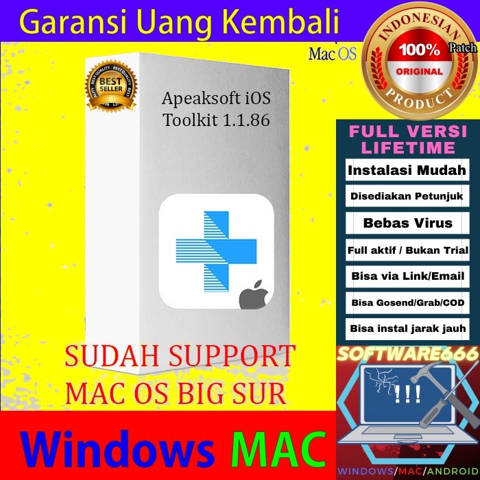 Software Recovery Data iPhone: Apeaksoft iOS Toolkit 1.1 [Mac]