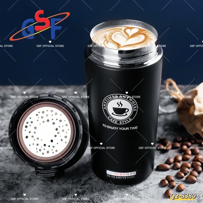 Thermos/Termos Kecil Mini Termos kopi Stainless Steel Vacum Tumbler 380ml