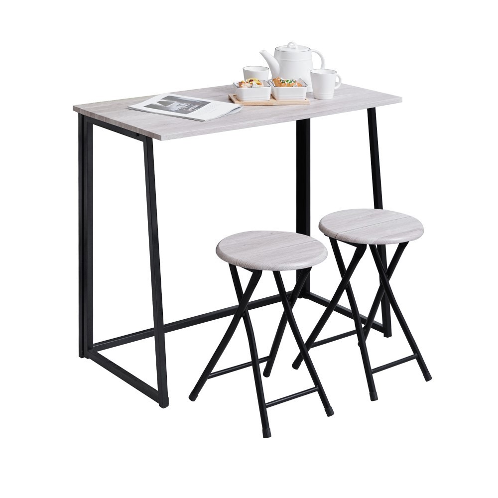 Informa Lexi Set Meja Makan 2 Bangku - Cokelat Beech Dining Table Set Meja Kursi Ruang Makan Aesthet