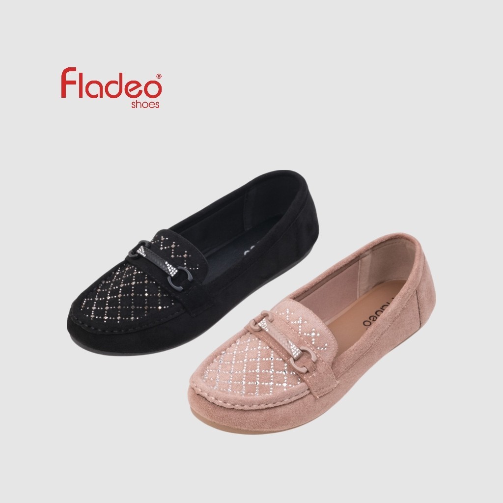 Fladeo A25/LSM324-2BG/Sepatu Moccasin Slip On Wanita [ Moccasin Shoes ]