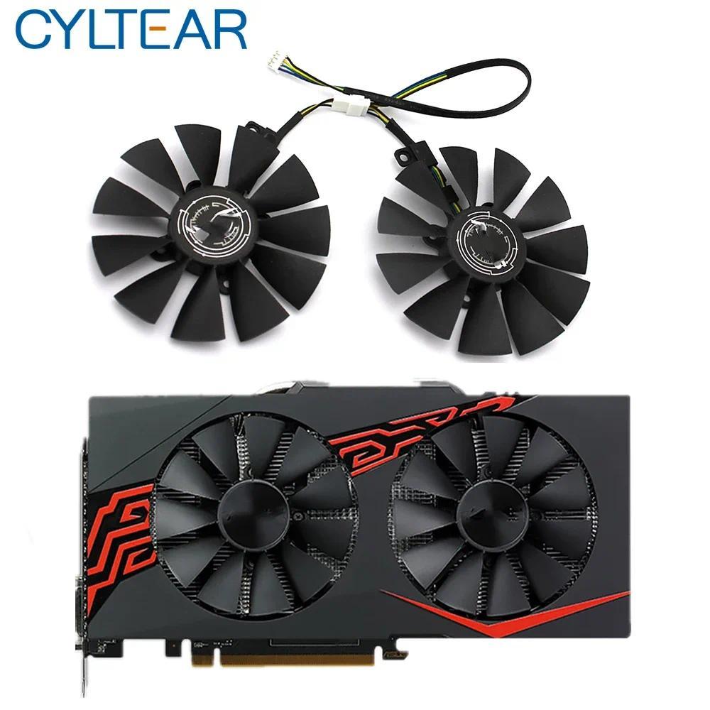88mm FDC10U12S9-C RX580 RX570 RX470 4Pin Cooler Fan For AREZ ASUS Radeon RX 470 570 580 EXPETION OC 