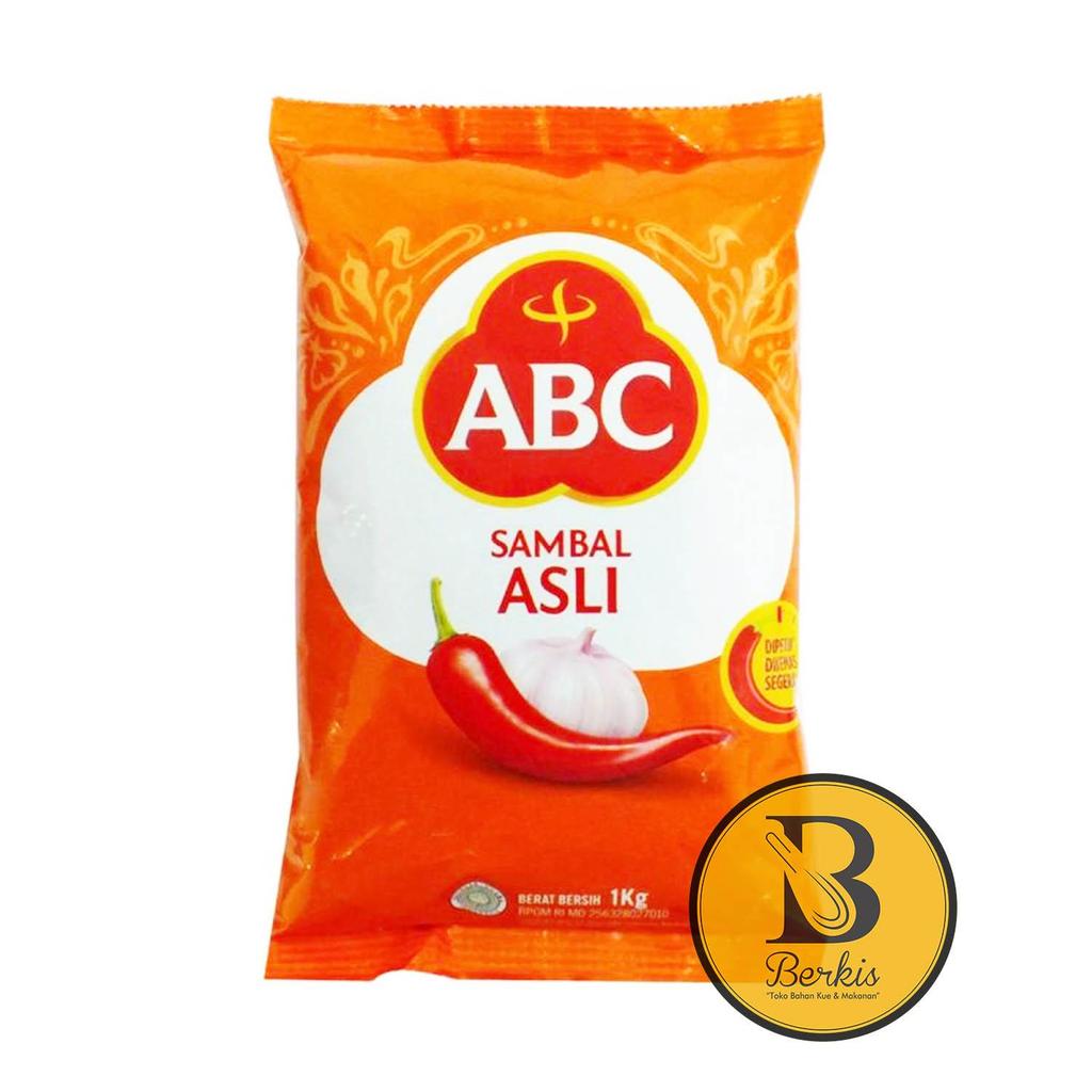 ABC Sambal Asli Pillow 1 Kg / Saos Saus Cabe Refill