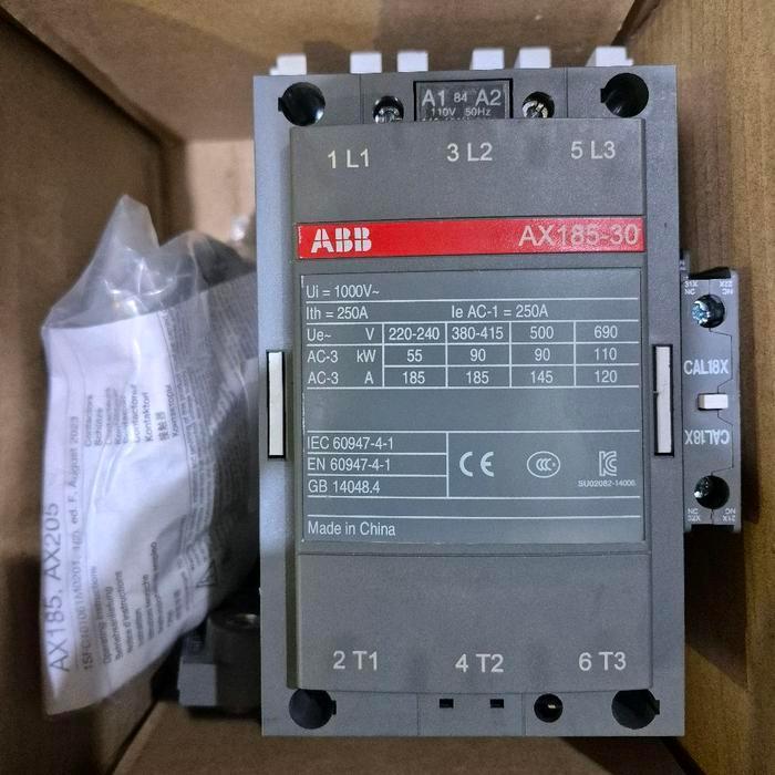 KONTAKTOR ABB AX185-30-11-84 COIL 110-120V