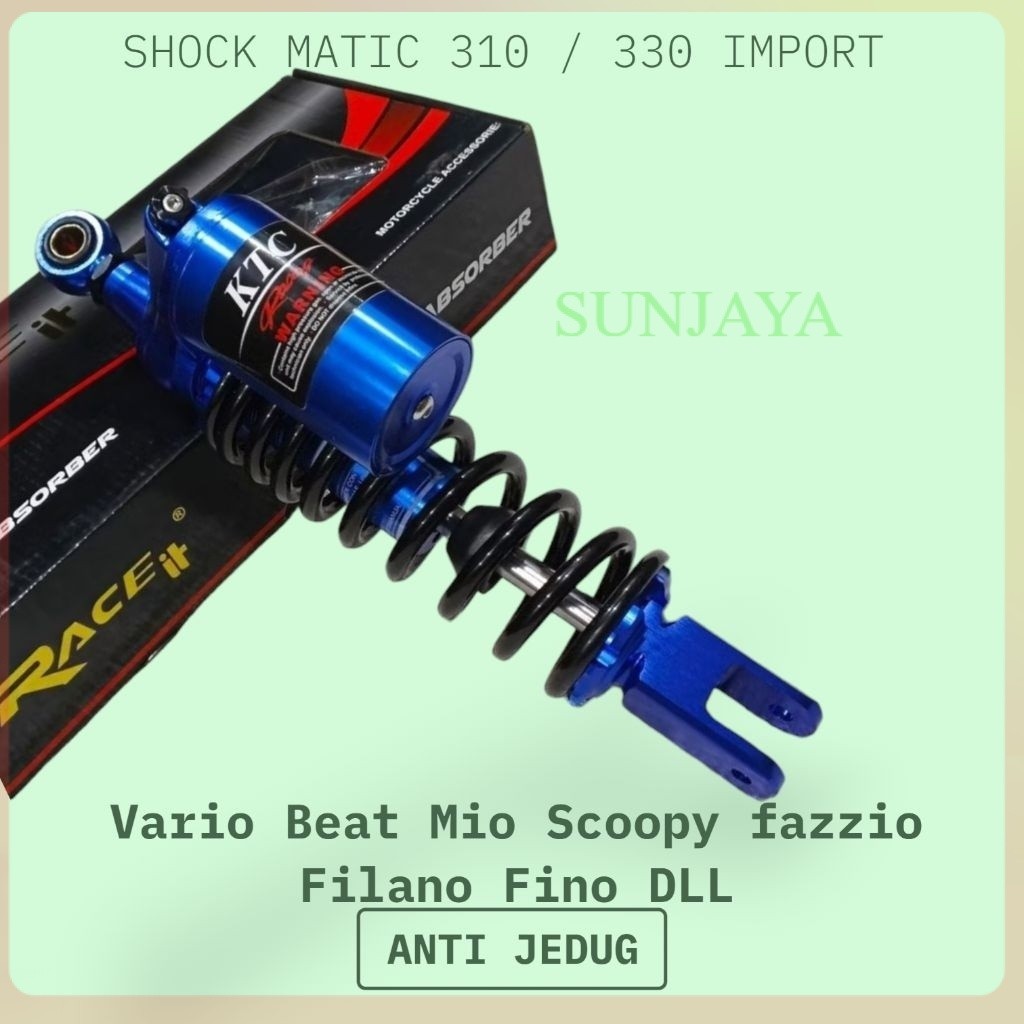 (BONUS ANTING)SHOCKBREAKER SHOCK BELAKANG TABUNG ATAS MODEL G-SPORT 02 REPLIKA COPY KTC UKURAN 310MM