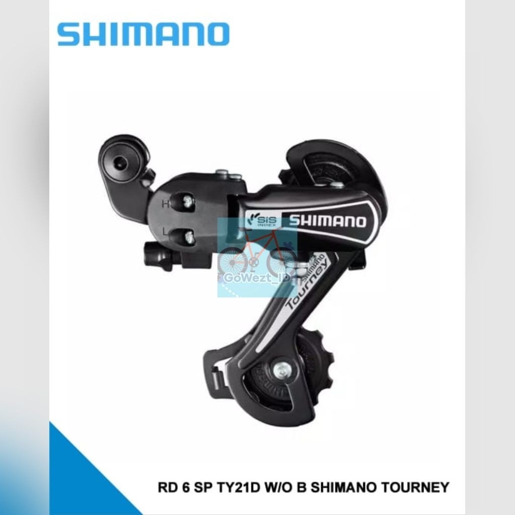 RD Rear Derailleur Operan Gigi Belakang Sepeda 6 7 Speed TY-21D Model Baut Shimano Tourney Lipat MTB