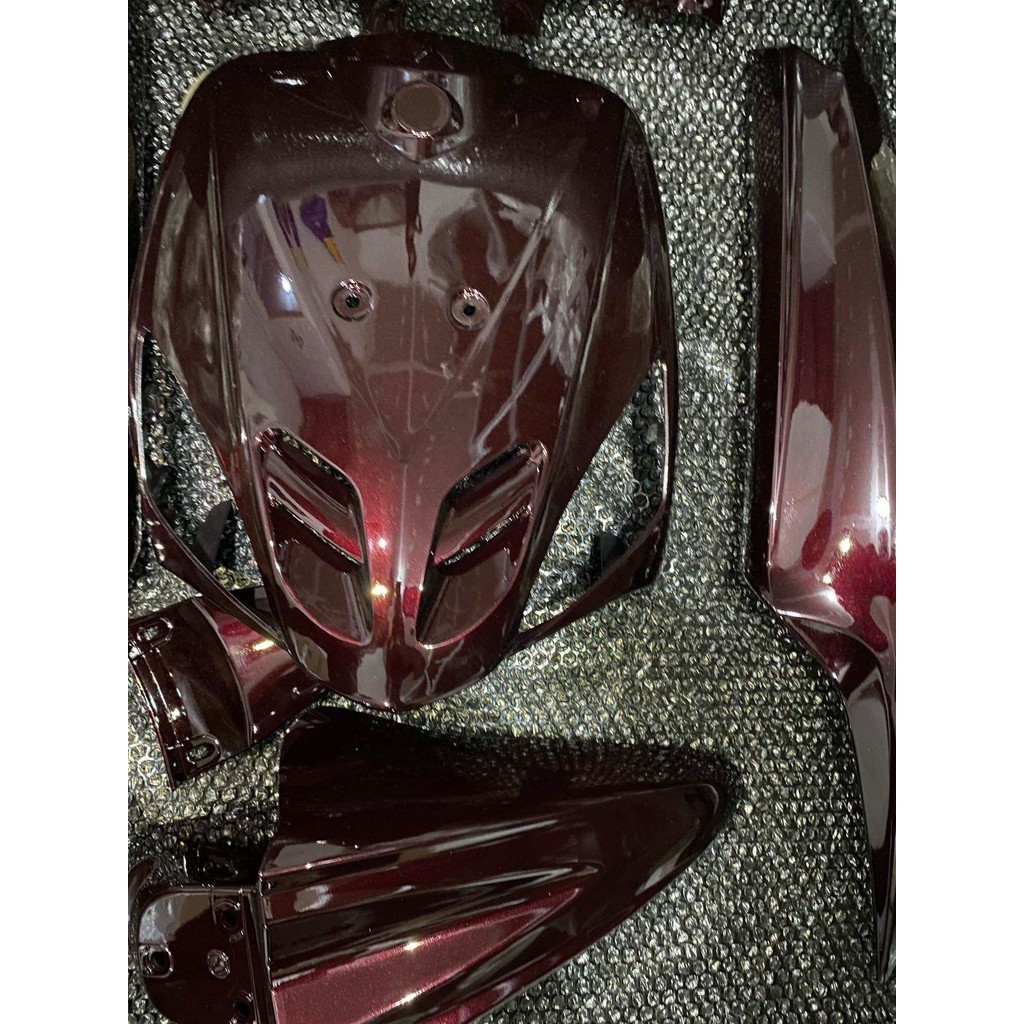 COVER FULL BODY HALUS MIO SPORTY MOONLIGHT RED( HITAM LEMBAYUNG MERAH