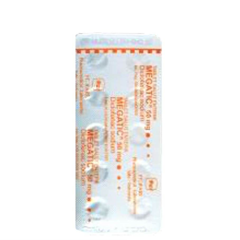 MEGATIC 50 MG 1 BLISTER @ 10 TABLET SALUT ENTERIK