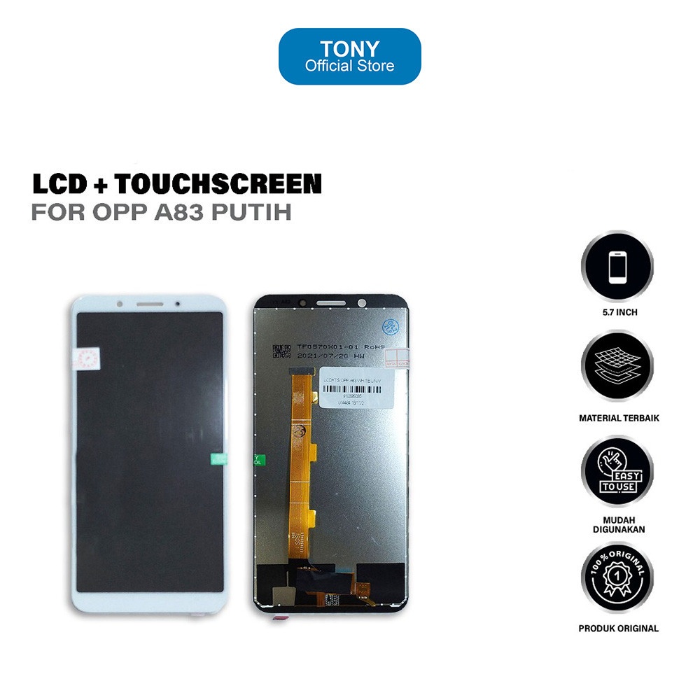 LCD Oppo A83 - INCELL White Display Touchscreen Assembly - A83 WHITE