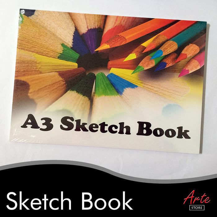 Sketch Book A3 50 lembar - Sketchbook A3 - Sketch Pad - TIARA