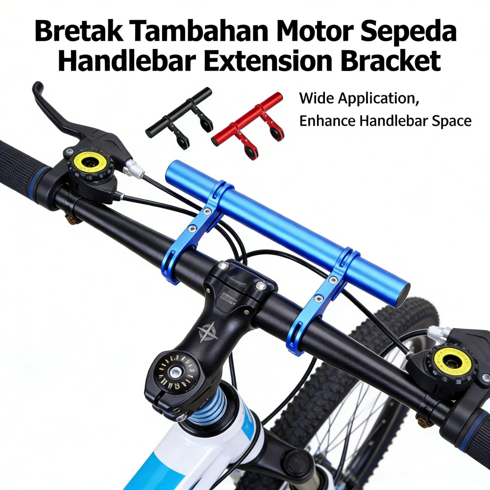 Extension Bracket - Motor Handlebar Breket Sepeda Tambahan / Stang
