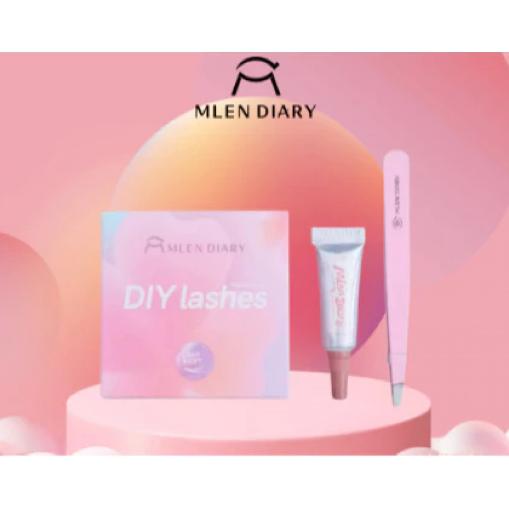 MLEN DIARY DIY Lashes Travel Style Travel Kit