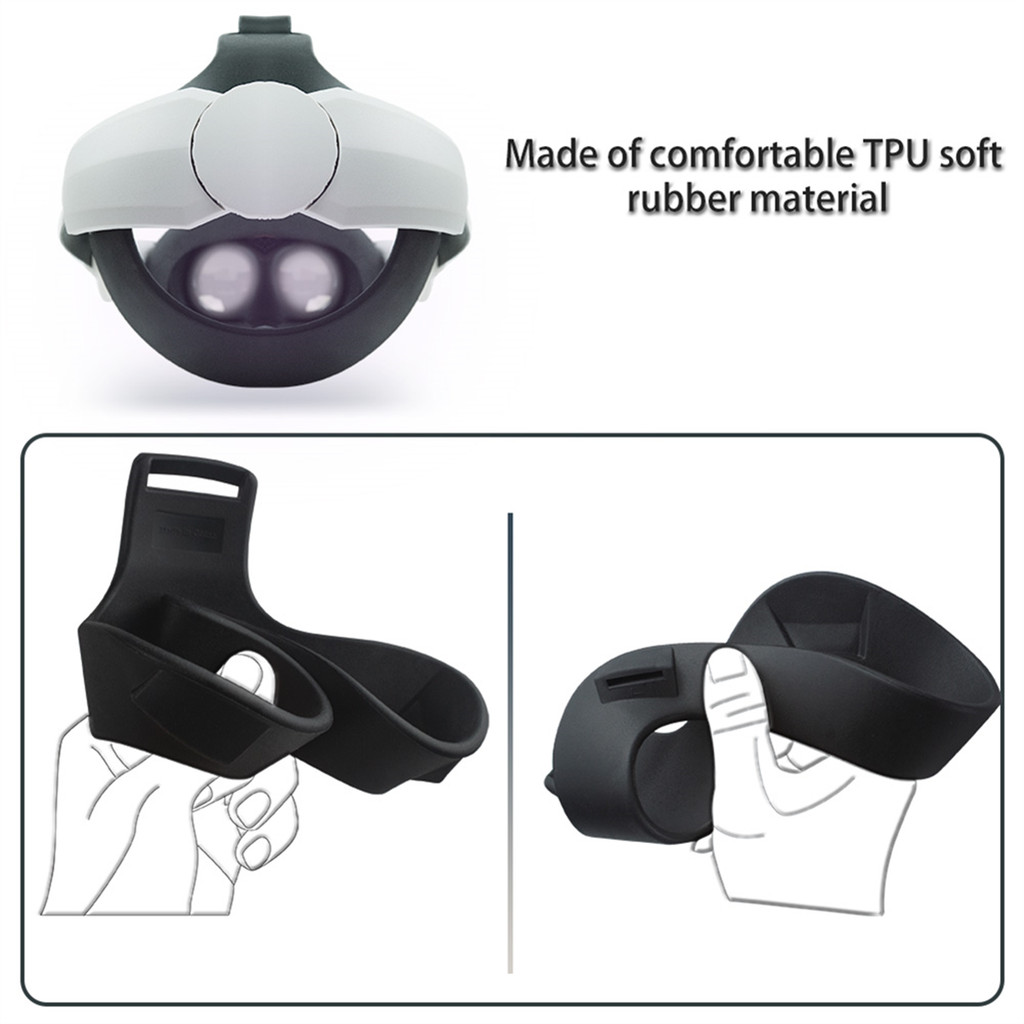 Adjustable Vr Head Strap for Oculus Meta Quest 2/3 Wear Headset Elite Strap for Meta Quest 3 Vr Acce