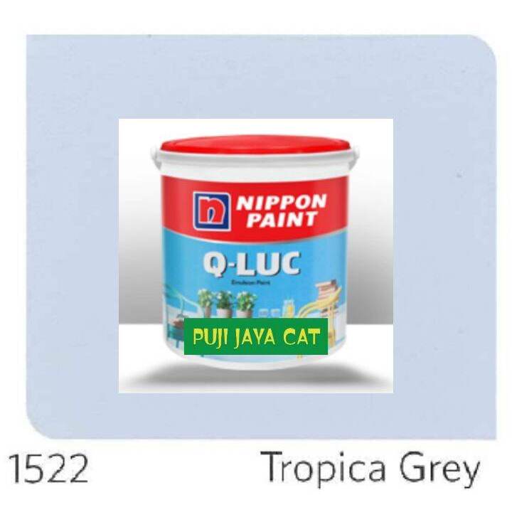Q Luc  1522  Tropica Grey 4.5kg (1gln) Cat tembok Nippon paint