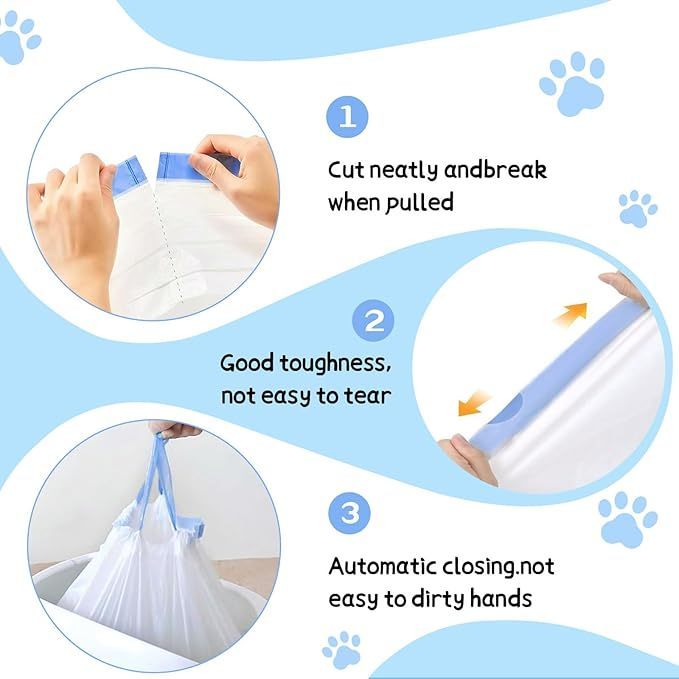 Use for Petkit Pure Max / X Self Cleaning Litter Box Thick Trash Bag Cat Litter Box Liners Arenero P