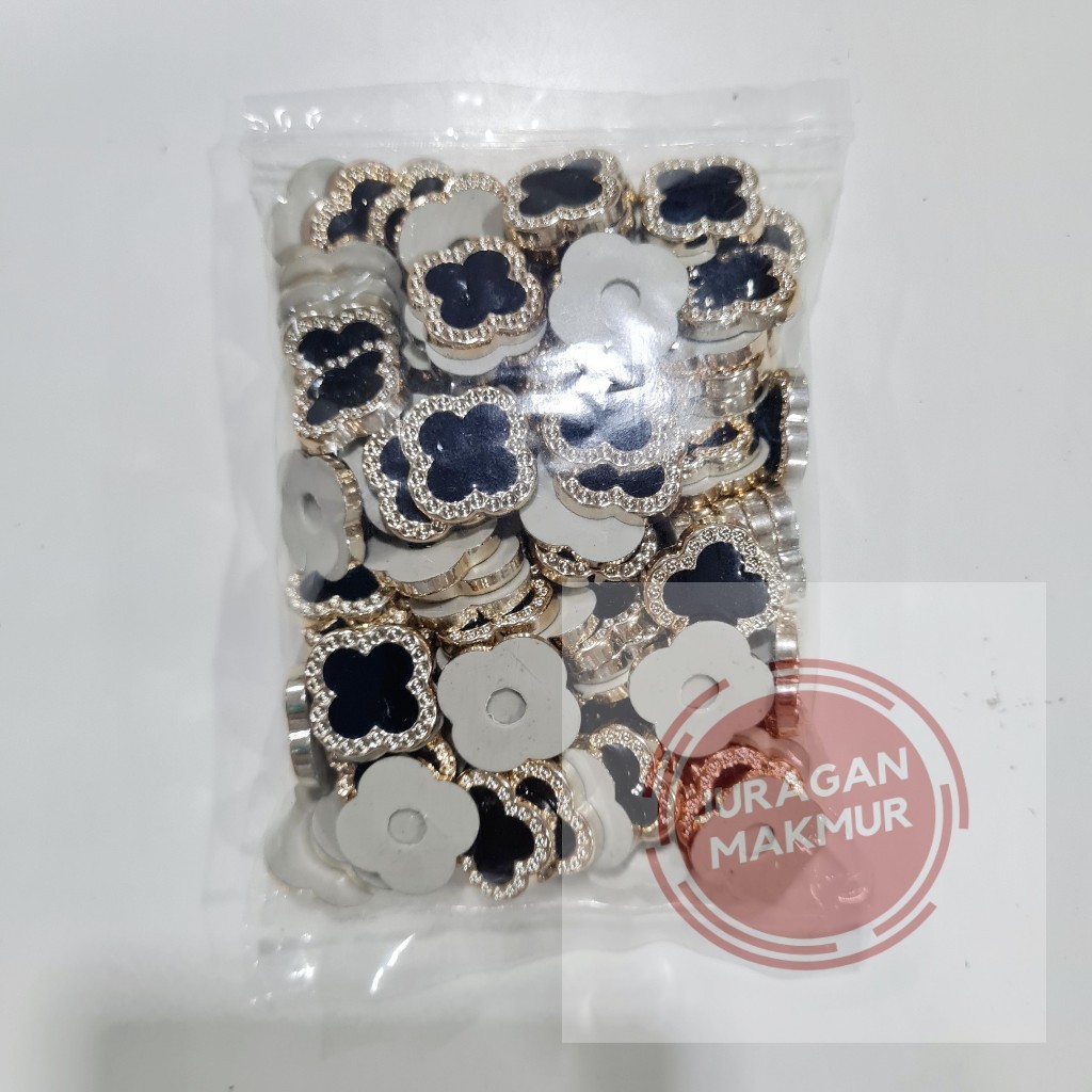 [100 pcs] Patch Baju Bentuk Bunga Aksesoris Pakaian - Hiasan Baju Bunga Tempel - Tempelan Baju Grosi