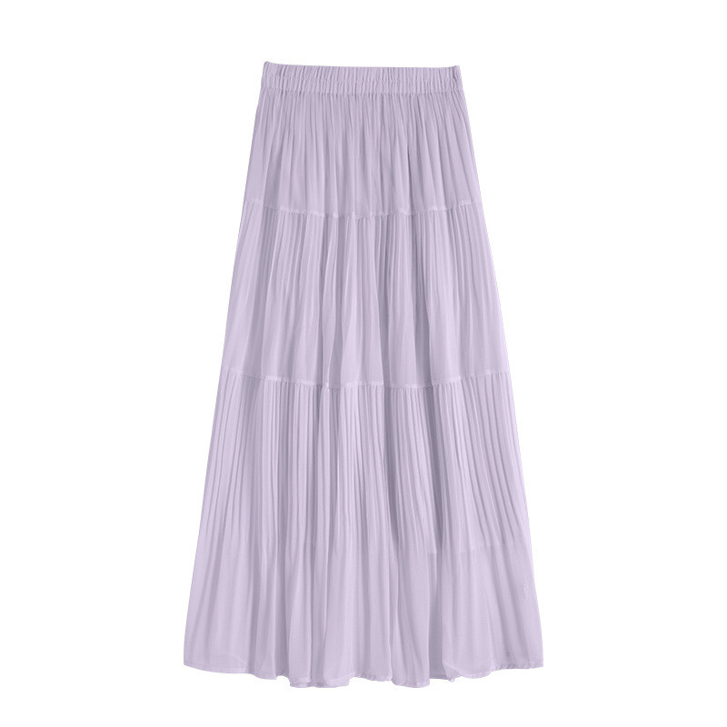 NALII  COD  Rok midi, rok panjang berlipit, rok bertingkat