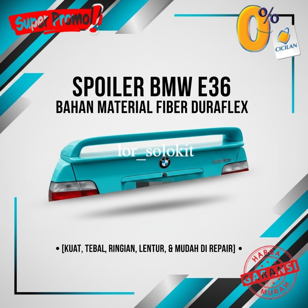 [READY] Spoiler Bmw E36 M3 Spoiler Pendek