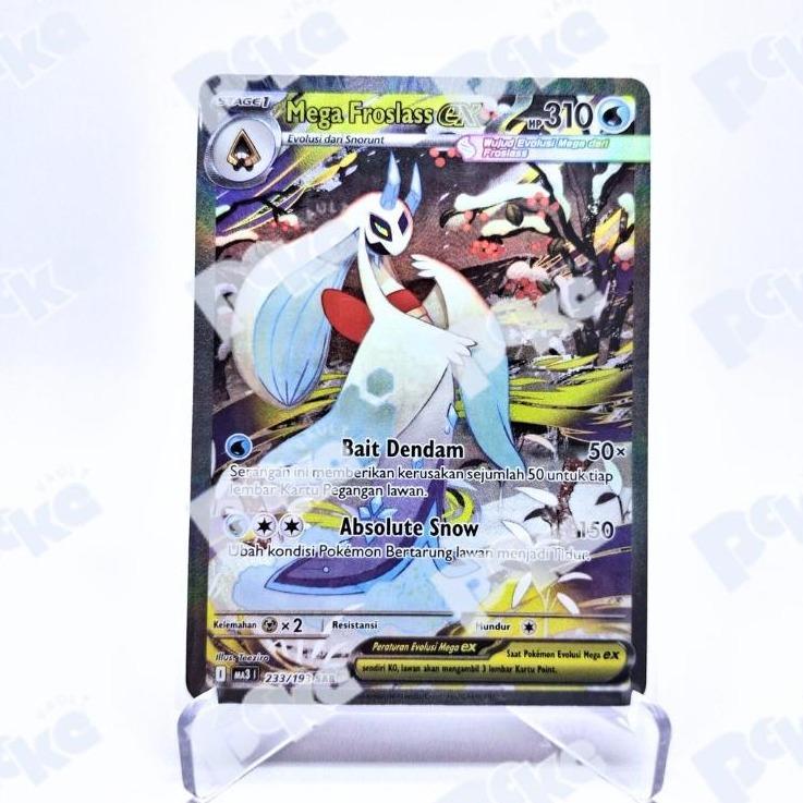 Kartu Pokemon TCG Indo - Mega Froslass ex MA3 | 233/193 SAR