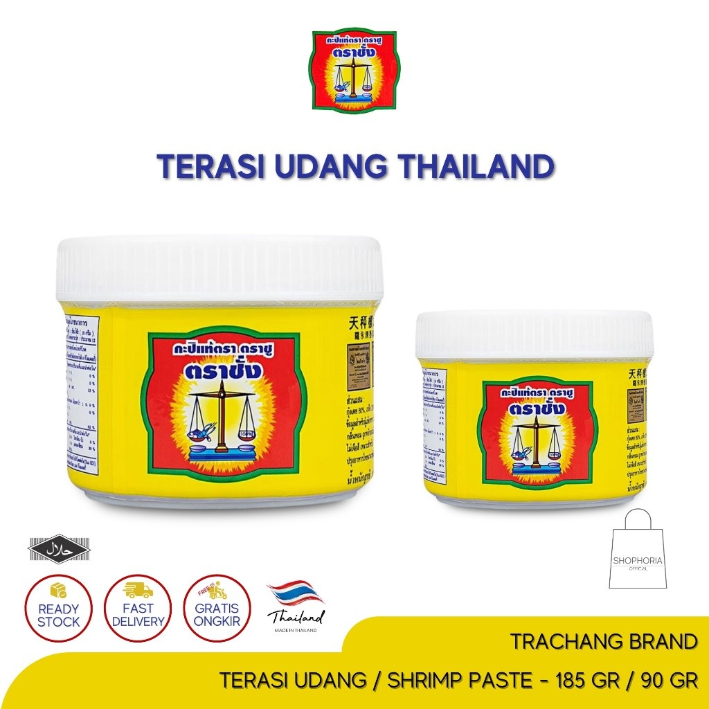 (mulud02) Trachang Brand Shrimp Paste 150 gr / 90 gr Original Thailand Tra Chang Saos Saus Terasi Ud