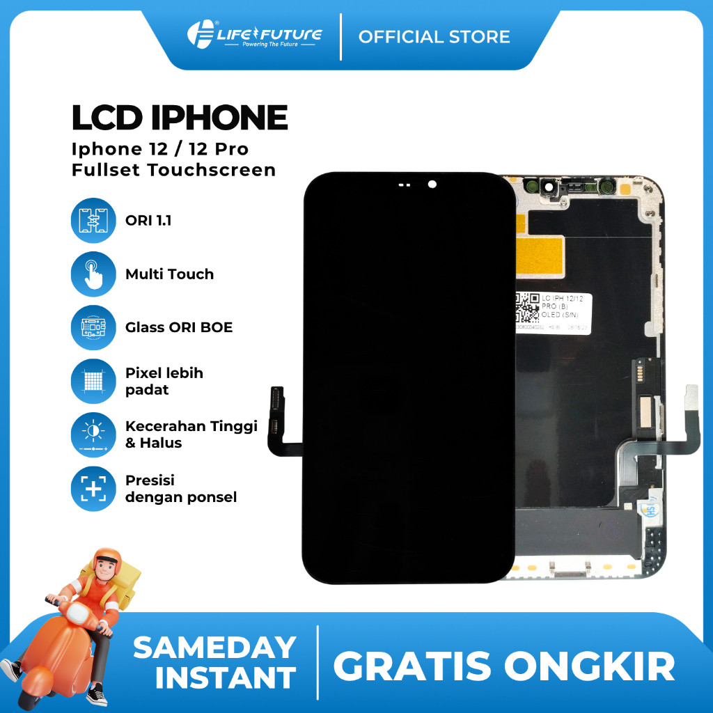 [LCD LIFE FUTURE] - LCD Iph*ne 12 / 12 Pro Fullset Touchscreen LCD [LCD LIFE FUTURE] GROSIR MURAH