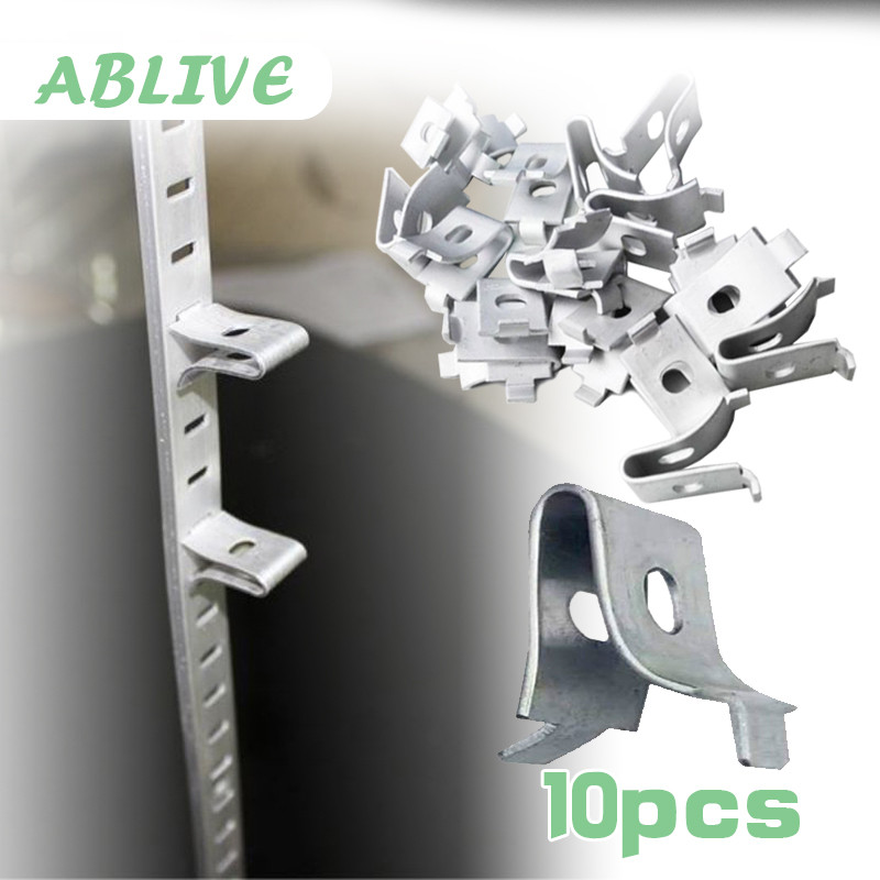 Ambalan Tiang Braket Alumunium 10pcs Braket Penyangga Rak / Bracket Rak Kayu Ambalan 91 Kayu Tiang A