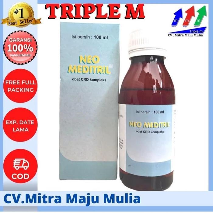 NEO MEDITRIL 100 ml NEO MEDITRIL 250 ml ORAL - OBAT HEWAN TERNAK - 100ml